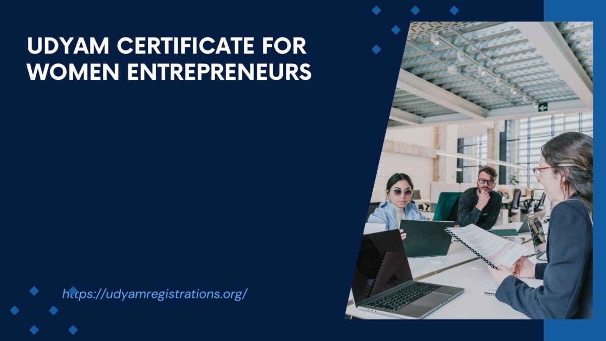 Udyam certificate for Women Entrepreneurs (1)