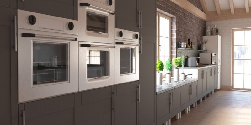 Aluminium Kitchen Cabinets Installation