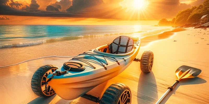 kayak beach wheels