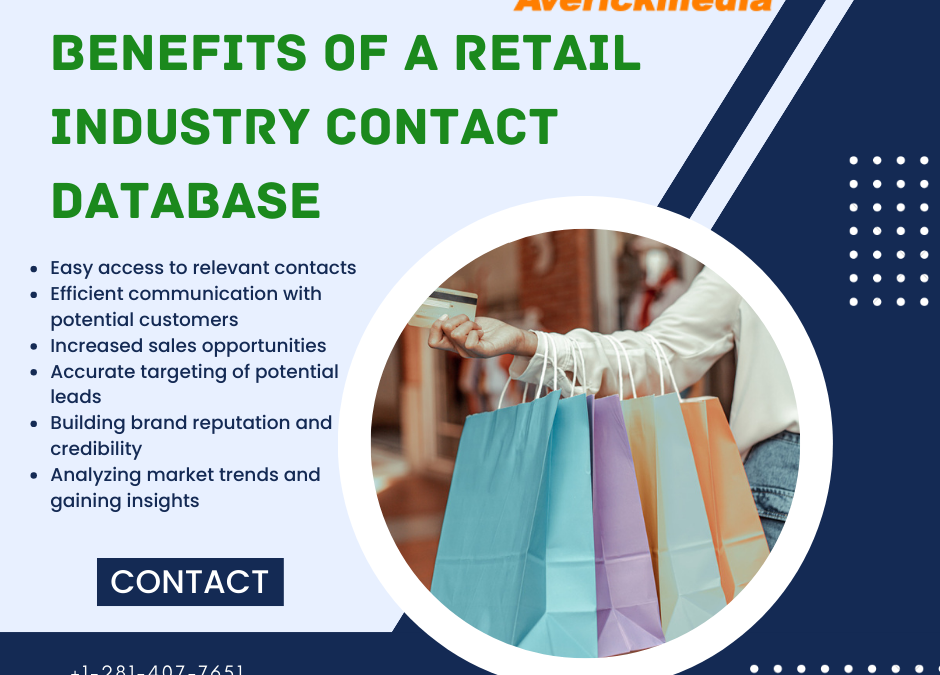 retail industry email list