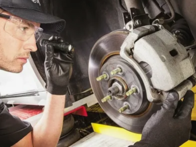 car brake inspection