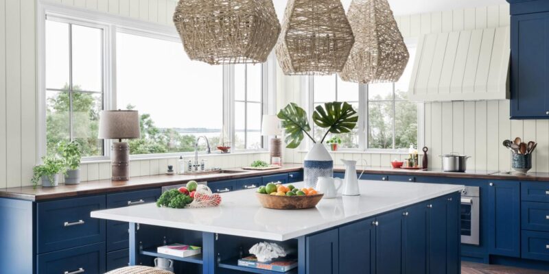 Navy Blue Kitchen Cabinets