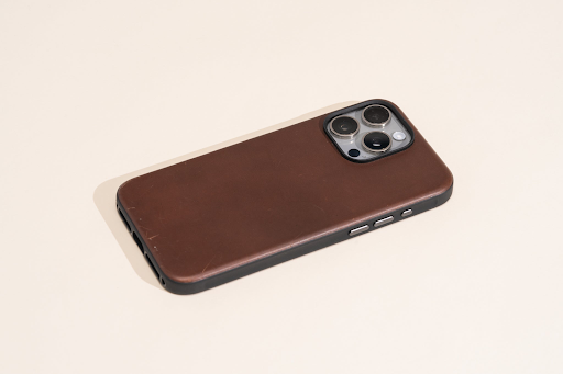 iPhone 15 leather case