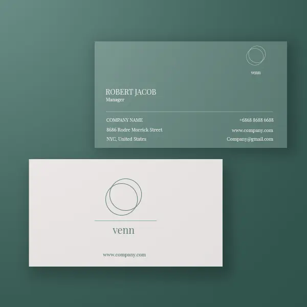 Visiting card printing