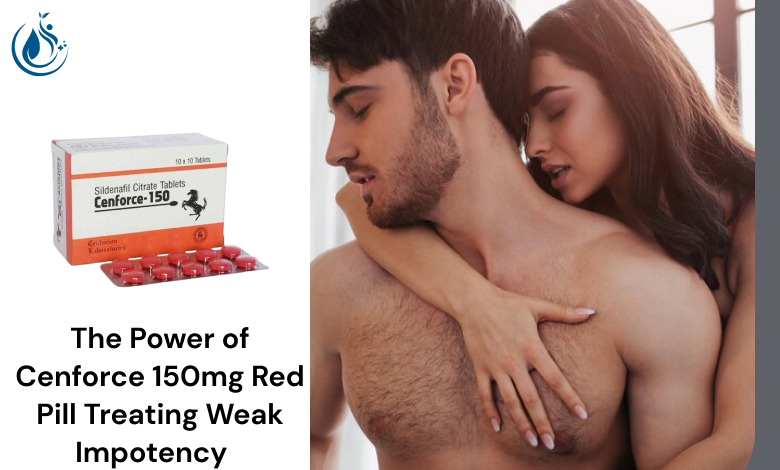 The Power of Cenforce 150mg Red Pill Treating Weak Impotency