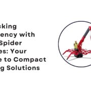Unlocking Efficiency with Unic Spider Cranes Your Guide to Compact Lifting Solutions