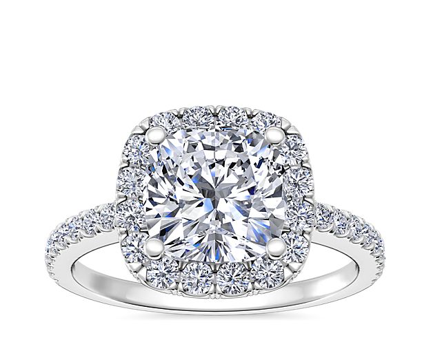 Diamond Halo Engagement Rings