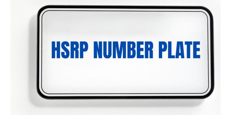 HSRP number plate