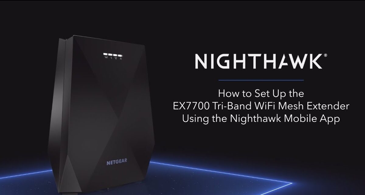 Netgear Nighthawk Wifi extender setup