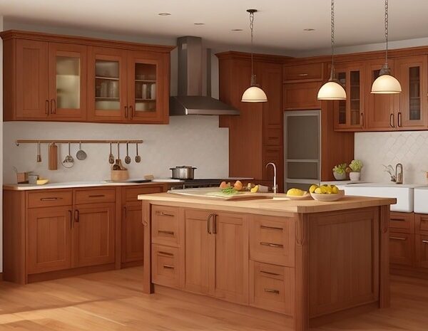 Parlun Building Introduces Modern Brown Kitchen Cabinets To Improve Functional And Aesthetic Standards Of Kitchen Space