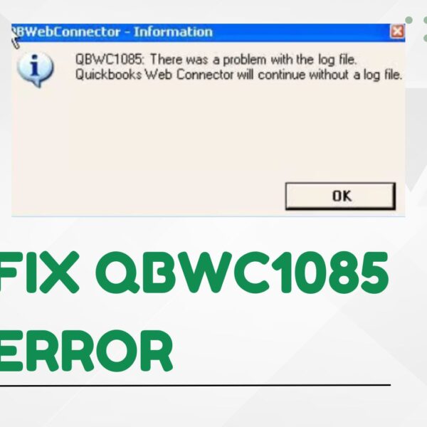 QBWC1085 error