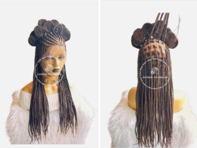 Braided wigs human hair