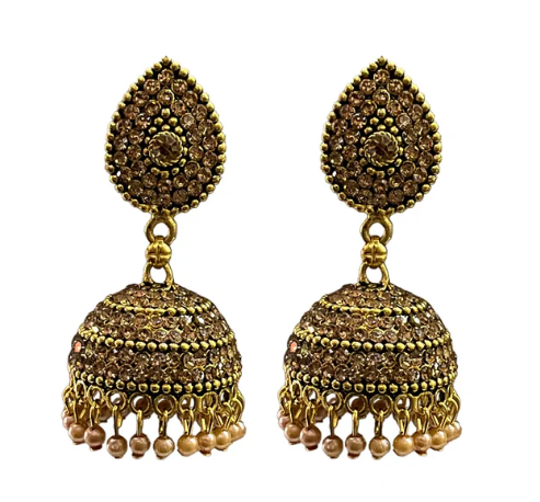 gold-plated earrings