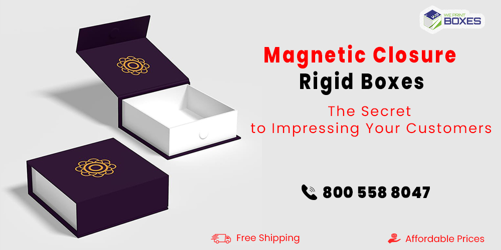 Magnetic Closure Rigid Boxes