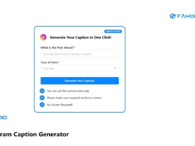 caption generator for Instagram
