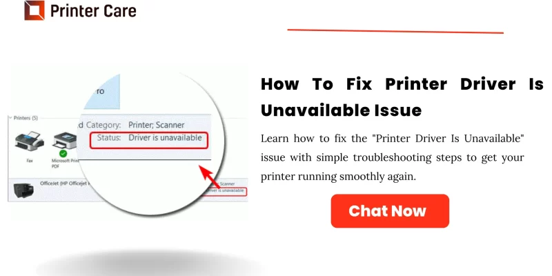 **"Why is My Printer Driver Unavailable and How Can I Fix It