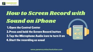 How to Screen Record with Sound on iPhone in 4 easy steps