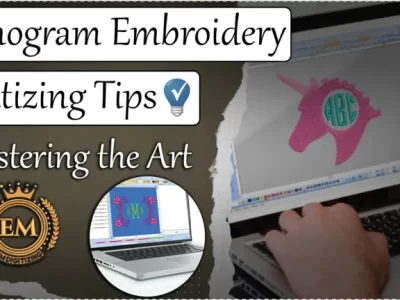 Monogram Embroidery Digitizing Tips