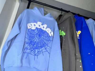 blue spider hoodie