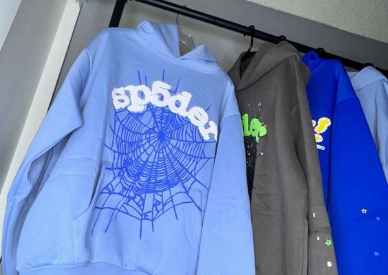 blue spider hoodie