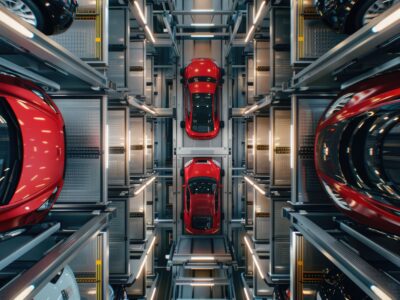 How do lift car parking systems maximize space utilization? By putting vehicles one on top of one another, car parking systems make use of vertical space, which allows more vehicles to be placed in the space in a smaller area.