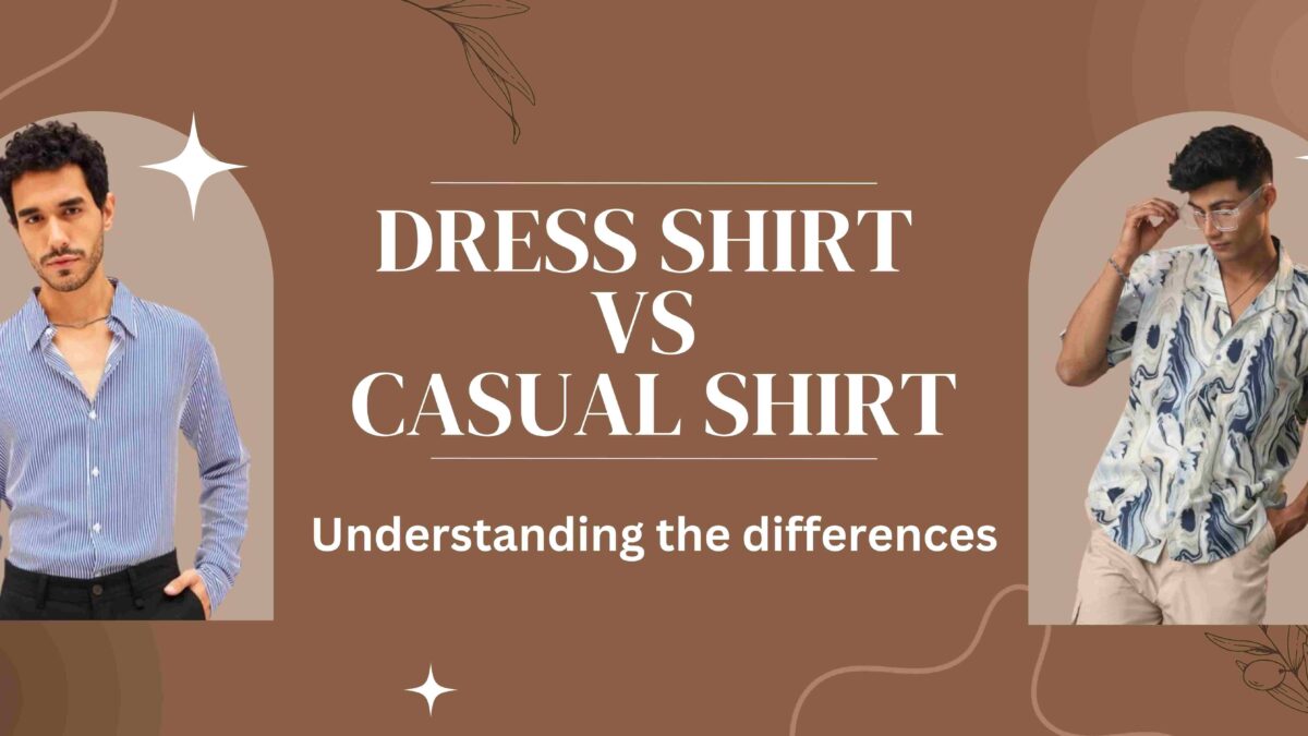 Dress shirt vs casual shirt