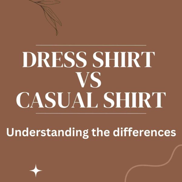 Dress shirt vs casual shirt