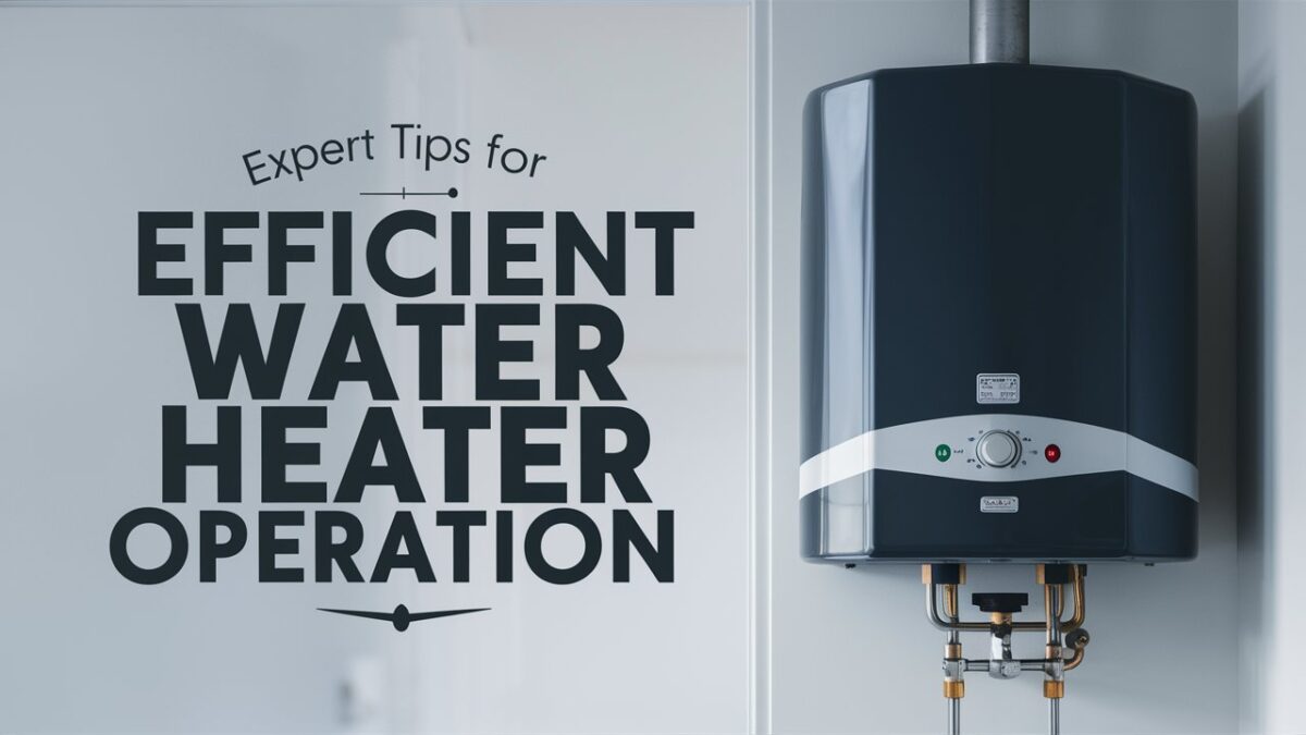 Expert Tips for Efficient Water Heater Operation