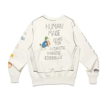 Human Made Graphic Sweatshirt White