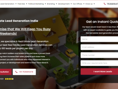 Real Estate Lead Generation India