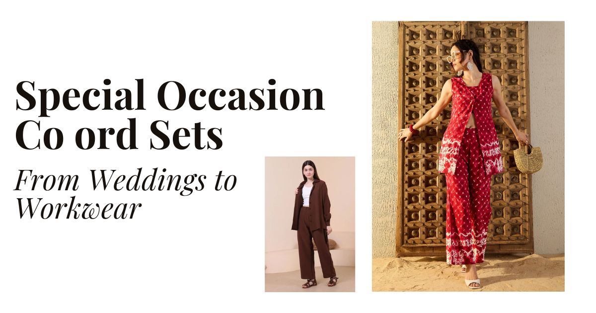 Special Occasion Co ord Sets for Women From Weddings to Workwear