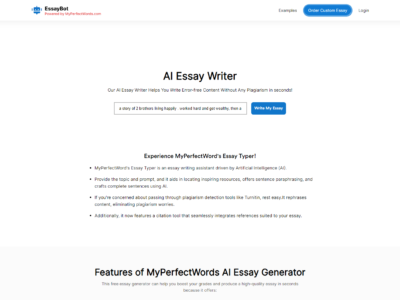 MyPerfectWords.com Essay bot