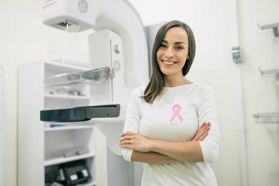 young-woman-hospital-with-pink-ribbon-breast-cancer-awareness-month-symbol_