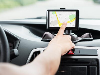 An Image of GPS Tracker for Car