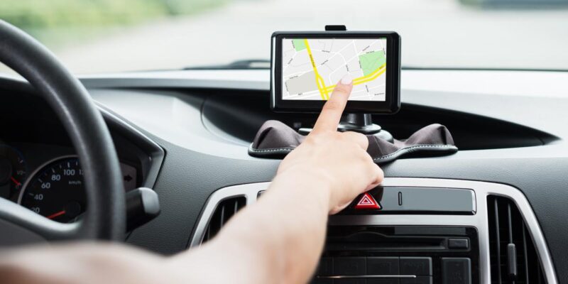 An Image of GPS Tracker for Car