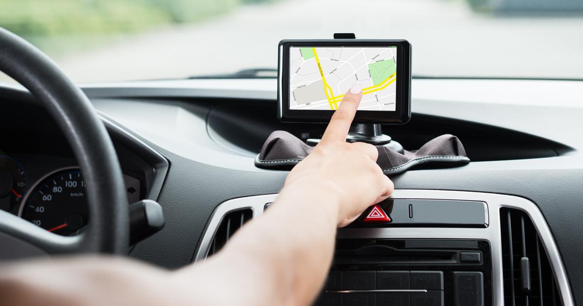 An Image of GPS Tracker for Car