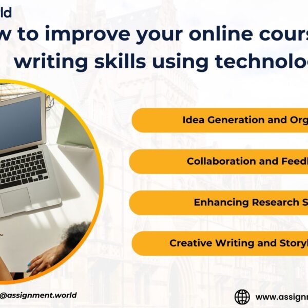 How to improve your online coursework writing skills using technology