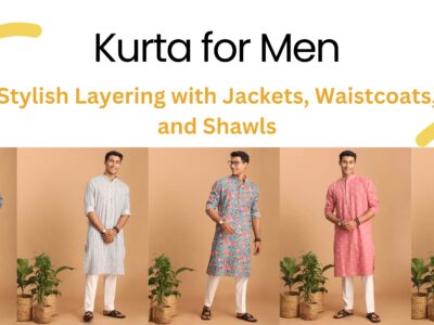 Kurta for men Stylish Layering with Jackets, Waistcoats, and Shawls