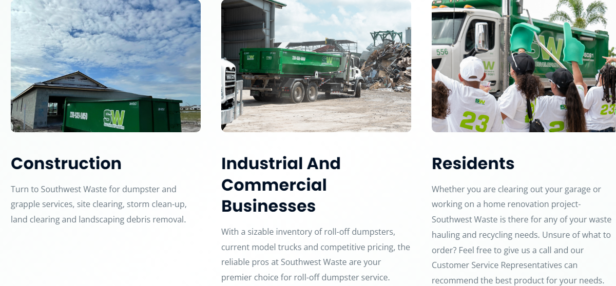 Eco-friendly dumpster rentals