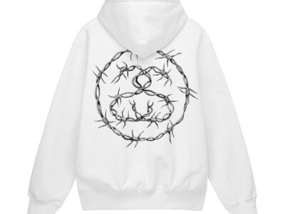 BARB HOODIE WHITE