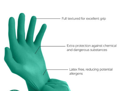 Chemtough Green Nitrile Gloves