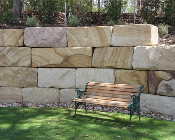 sandstone blocks