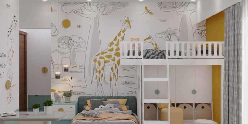 modern kidsbedroom interior design