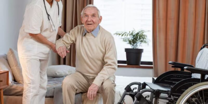 old man's treatment by a nurse