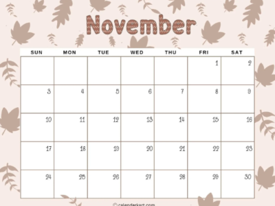 November 2024 Calendar