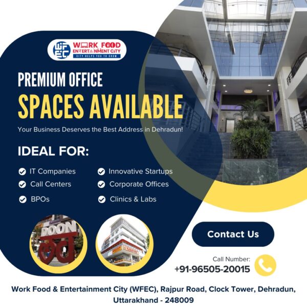 Academy Center Space For Rent in Dehradun